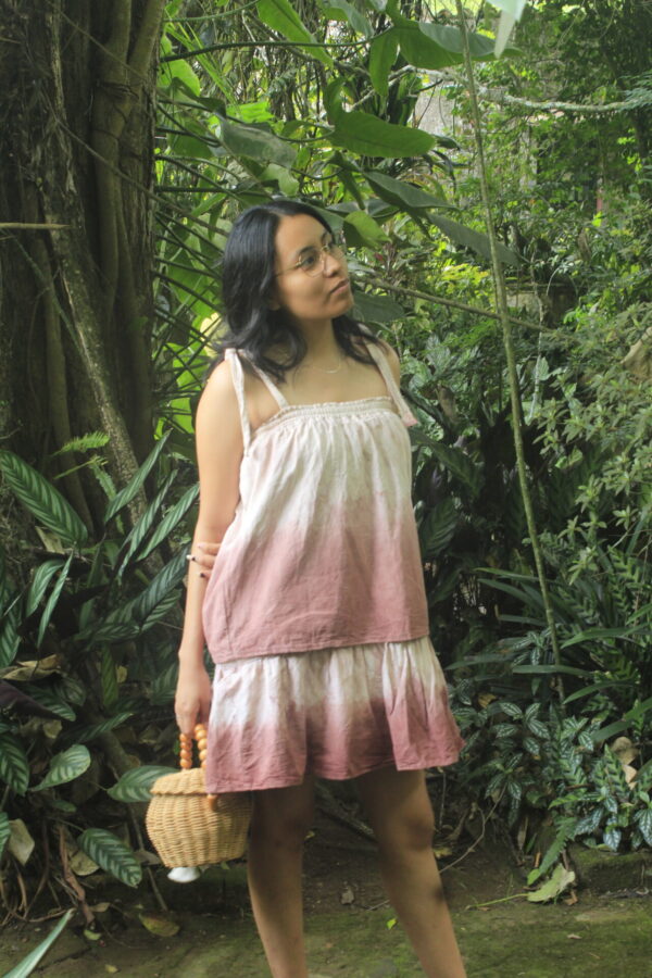 Falda y Multivestido Tunupa en morado (vestido, falda, blusa 9 en 1) - Image 3