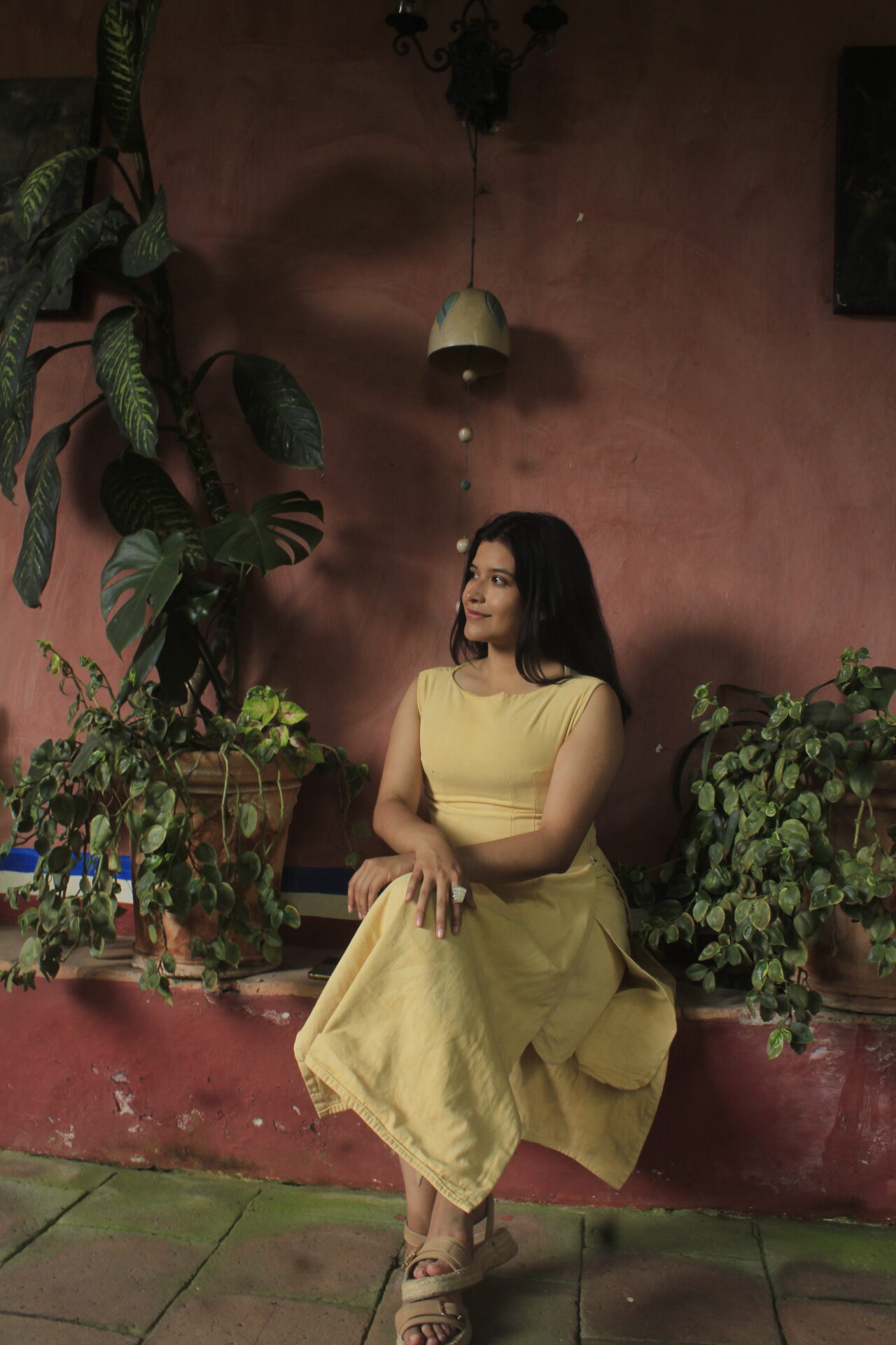 Vestido largo con abertura Lutita - Image 5