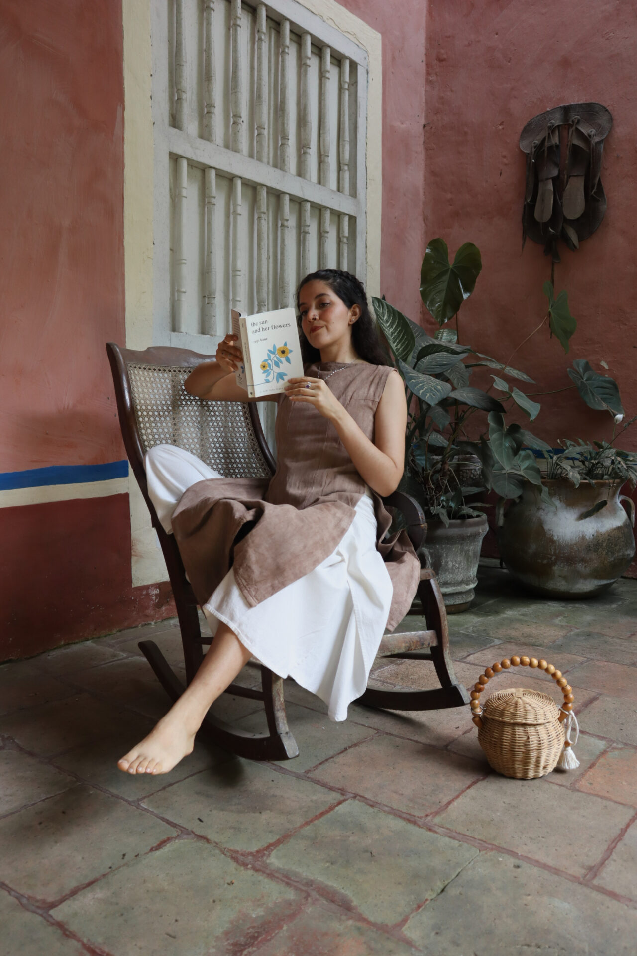 Vestido largo con abertura Lutita - Image 6