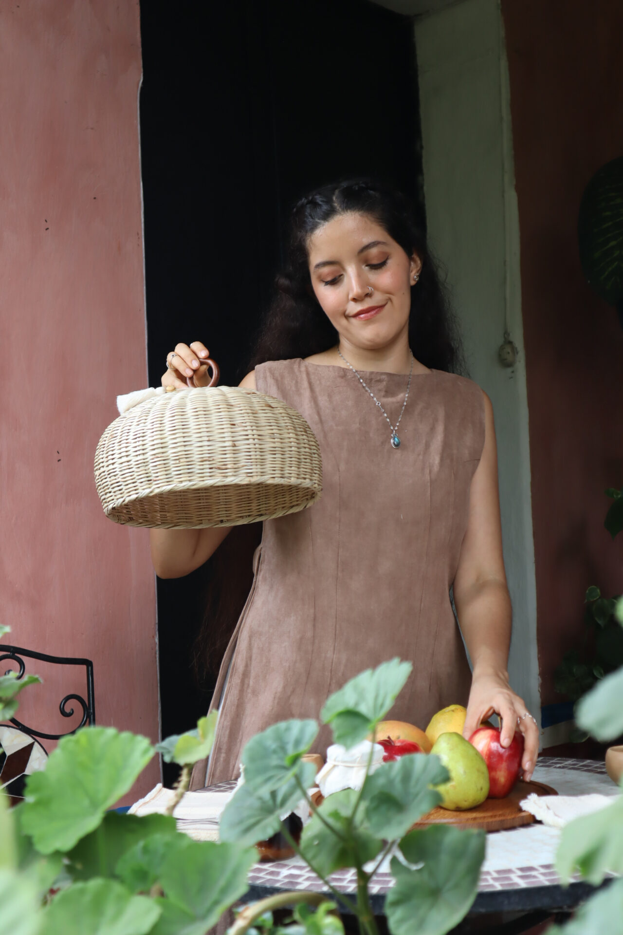 Vestido largo con abertura Lutita - Image 9