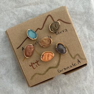 ÚNICO set 1 de acuarelas metalizadas