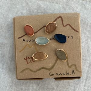 ÚNICO set 1 de acuarelas metalizadas