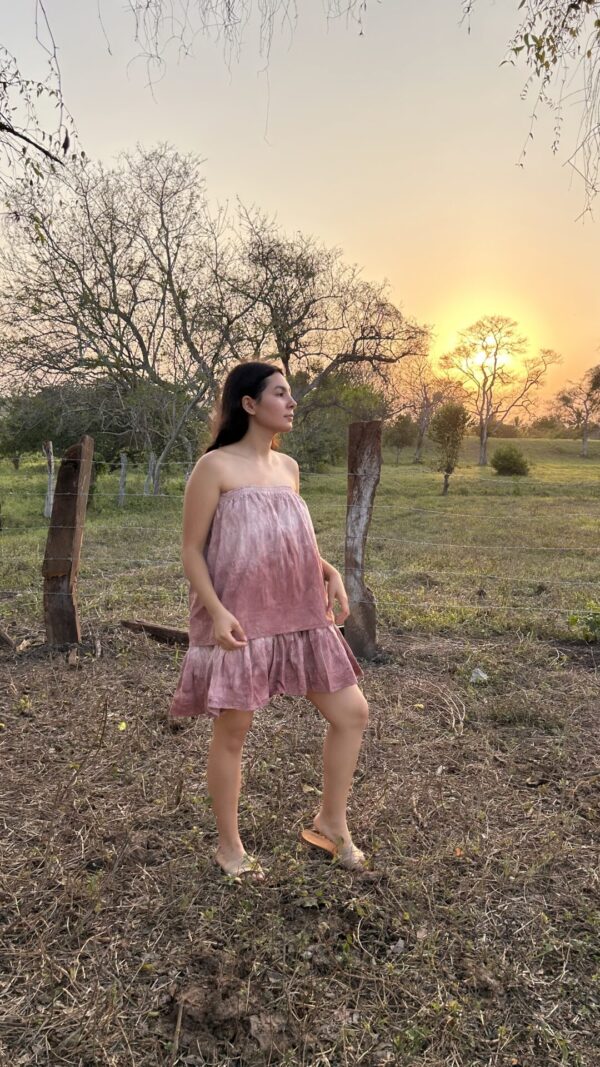 Falda y Multivestido Tunupa en morado (vestido, falda, blusa 9 en 1) - Image 6